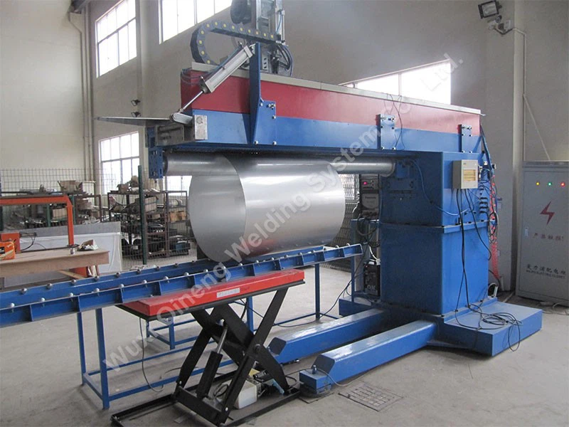 Cryogenic Storage Tank Longitudinal Welder